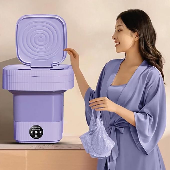 Mini Lavadora Portátil Plegable