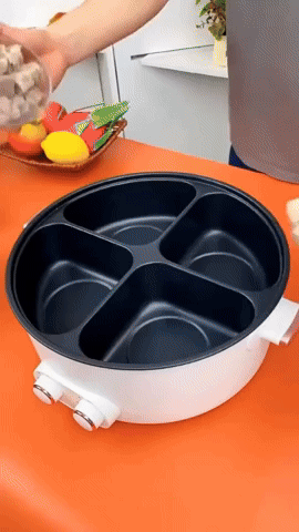 Cacerola Eléctrica 4 en 1 6L